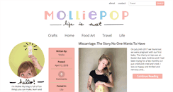 Desktop Screenshot of molliepop.com