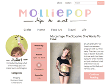 Tablet Screenshot of molliepop.com
